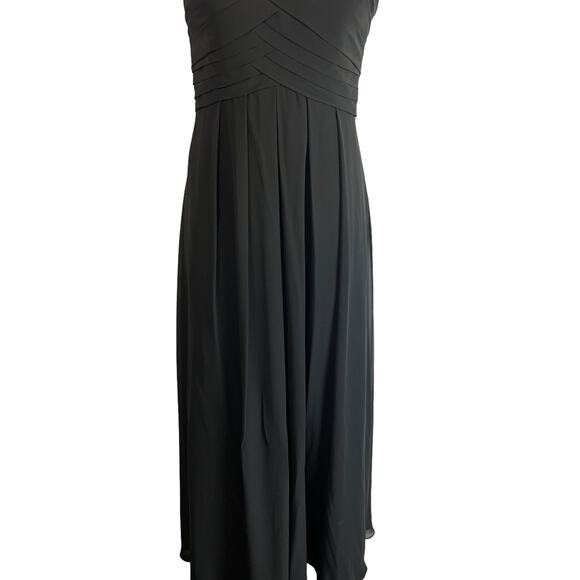 Bill Levkoff Strapless Formal Gown Dress 2 Wedding MOB Black Tie Bridesmaid - Picture 5 of 10